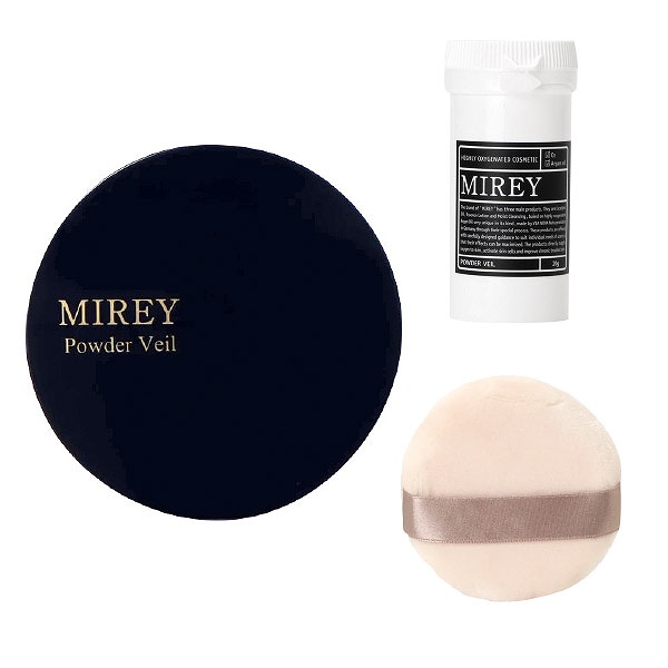 ミレイ パウダーベール  パウダーケース・高級パフ付き
