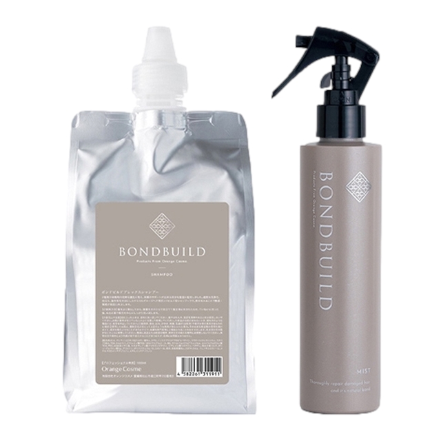 オレンジコスメ ボンドビルド プレックスシャンプー ＋ ミストセット  1000ml/200ml リフィル