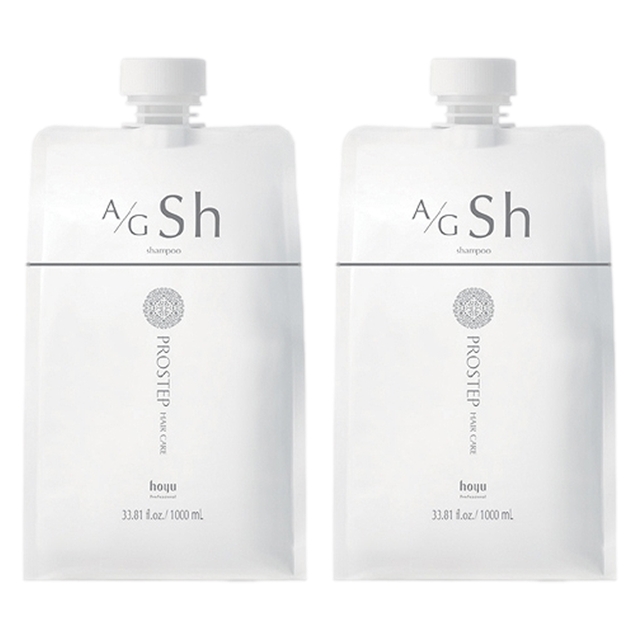ホーユー プロステップ ヘアケア A/G シャンプー 1000ml(リフィル) x 2 お得な2個セット