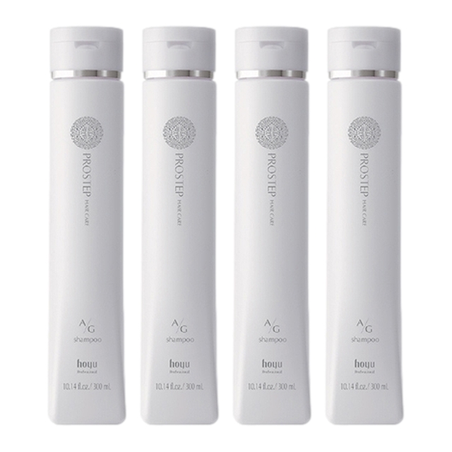 ホーユー プロステップ ヘアケア A/G シャンプー 300ml x 4 お得な4個セット