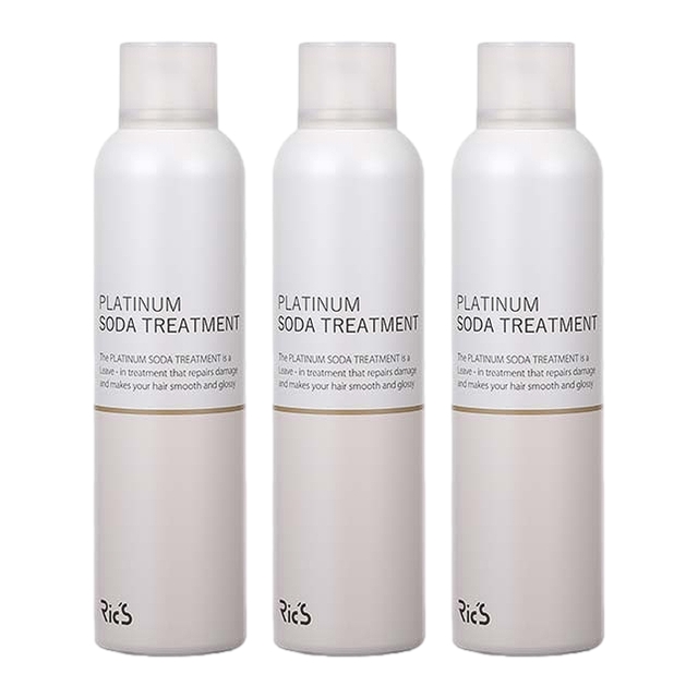リックス プラチナム ソーダトリートメント 200g x 3 お得な3個セット