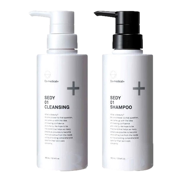 シーオーメディカル CO SEDY01  クレンジング  ＋  シャンプー 300mlx2