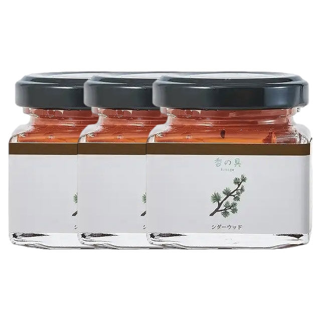 グラーストウキョウ 香の具 35ｇ x 3 「ちゃいろ」シダーウッド