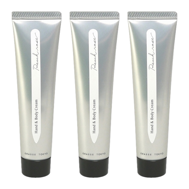グラーストウキョウ ハンド＆ボディークリーム 35g x 3 ピーチローズ