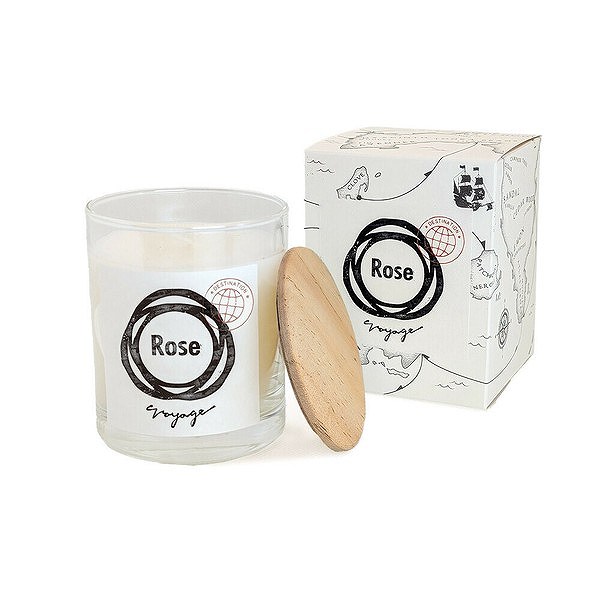 グラーストウキョウ voyage（ヴォヤージュ）アロマキャンドル 450g 05ローズ