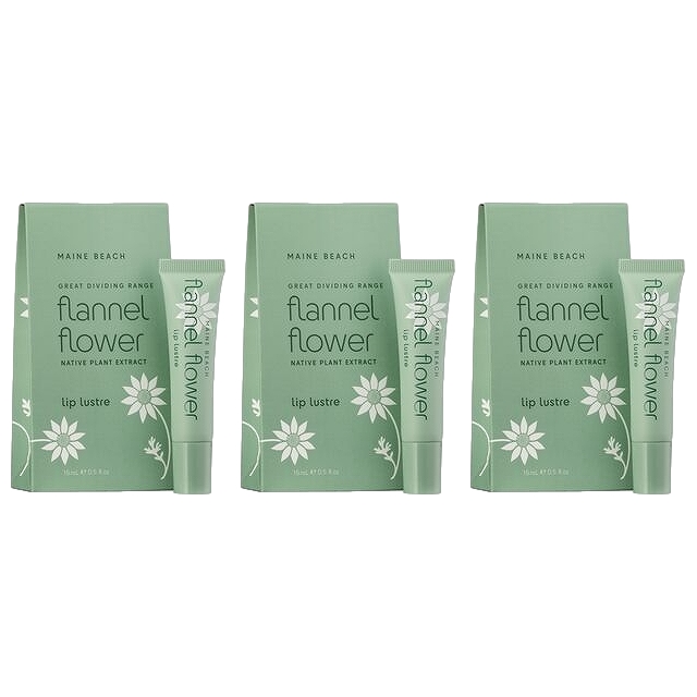 マインビーチ リップバーム フランネルフラワー 15ml x 3 お得な3個セット