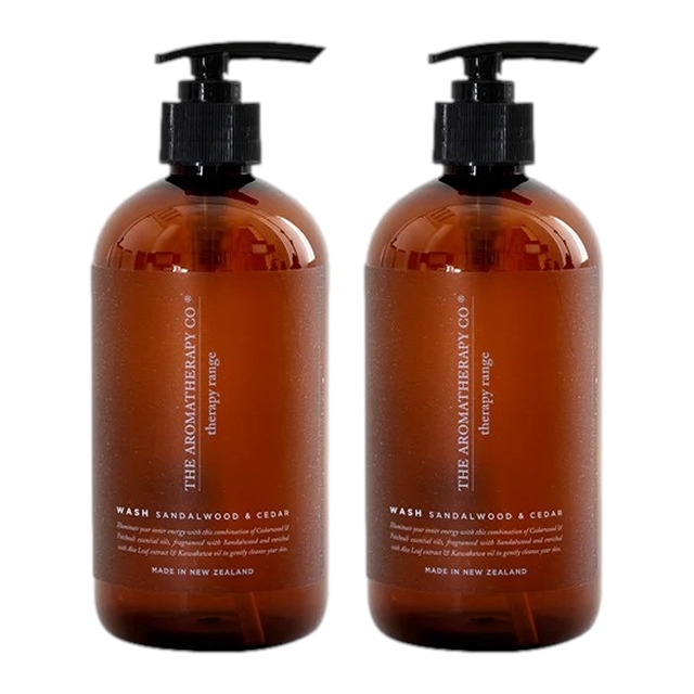 セラピーレンジ ハンド＆ボディウォッシュ 500ml x 2 サンダルウッド&シダー