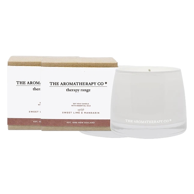セラピーレンジ エッセンシャルソイキャンドル 260g x 2 スイートライム＆マンダリン