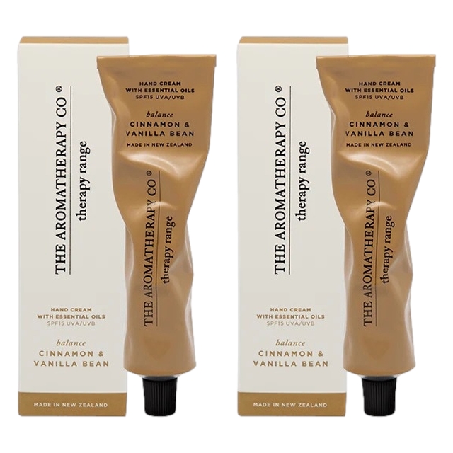 セラピーレンジ ハンドクリーム 75ml x 2 シナモン＆バニラビーンズ