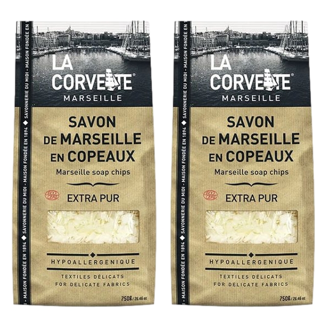 ラ コルベット マルセイユソープチップス エクストラピュア 750g x 2 お得な2個セット