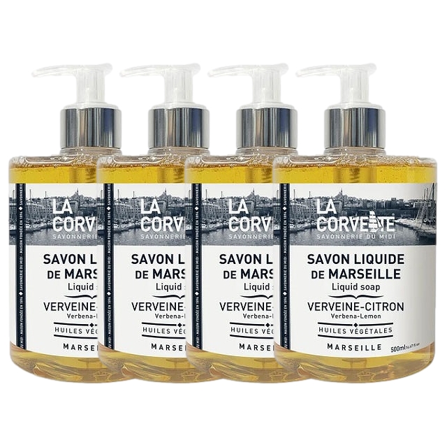 ラ コルベット サボン リキッド 500ml x 4 バーベナレモン