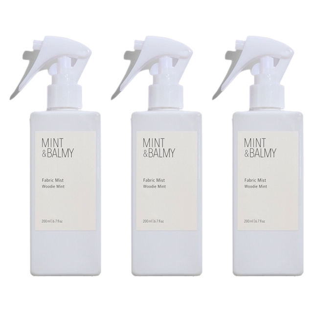 ミント アンド バーミィ ファブリックミスト 200ml x 3 ウッディミント