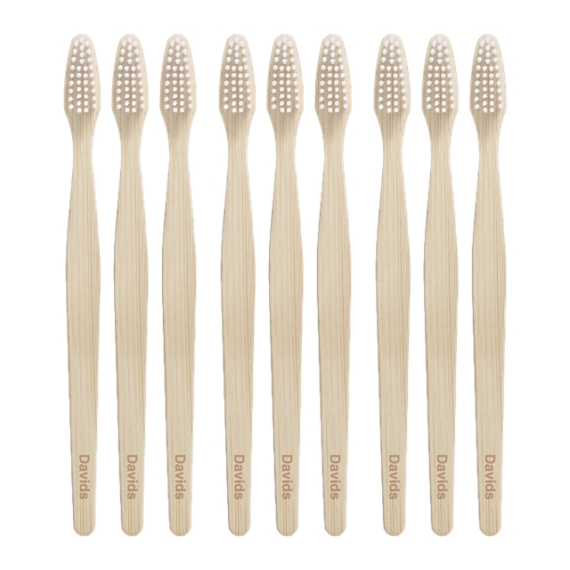 デイヴィッズ  プレミアムバンブー歯ブラシ 3本入り x 3 お得な3個セット