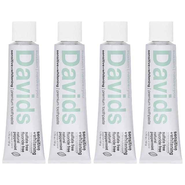 デイヴィッズ  ホワイトニングトゥースペースト 50ｇ x 4 センシティブ