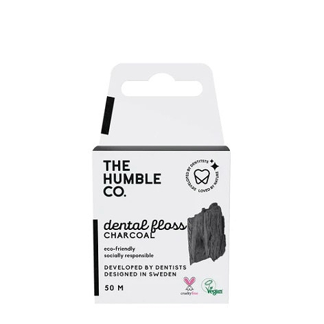 ザ ハンブル コー デンタルフロス 50m（約125回分） チャコール