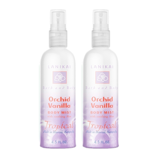 ラニカイ バス＆ボディ フェイス＆ボディミスト 130ml x 2 オーキッドバニラ