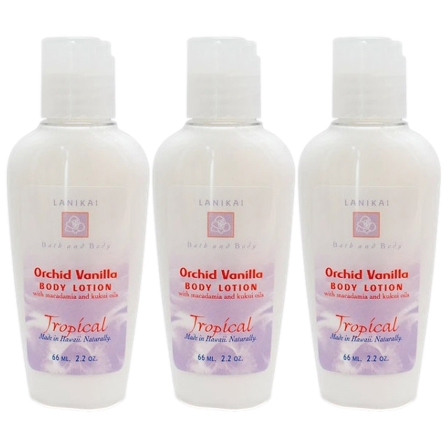 ラニカイ バス＆ボディ ボディローション 65ml x 3 オーキッドバニラ