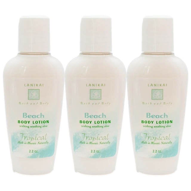ラニカイ バス＆ボディ ボディローション 65ml x 3 ビーチ
