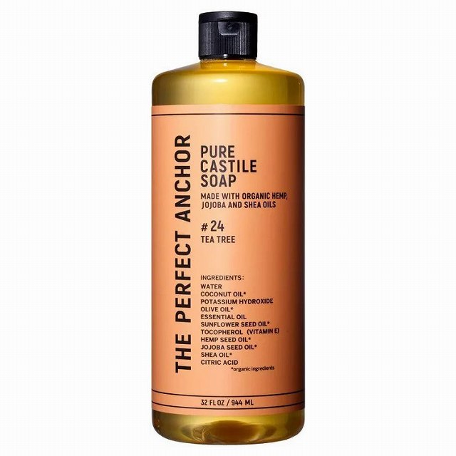 ザ パーフェクトアンカー ピュア カスチールソープ 944ml ティートゥリー