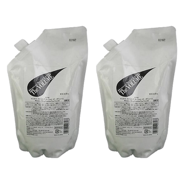 ウアオ マジカルスキャルプローション ザ・ボリューム 500ml （リフィル） x 2 お得な2個セット