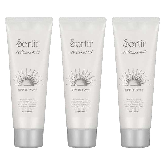 タマリス ソルティール UVケアミルク 80g x 3 お得な3個セット