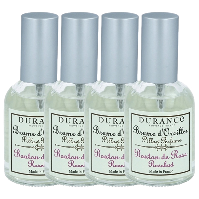 デュランス ピロー ミスト 50ml x 4 ローズバッド