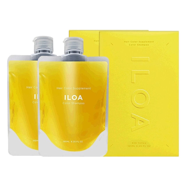 イロア カラーシャンプー 2セット イエロー