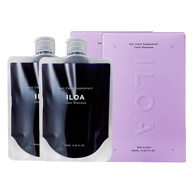 イロア カラーシャンプー 2セット パープル