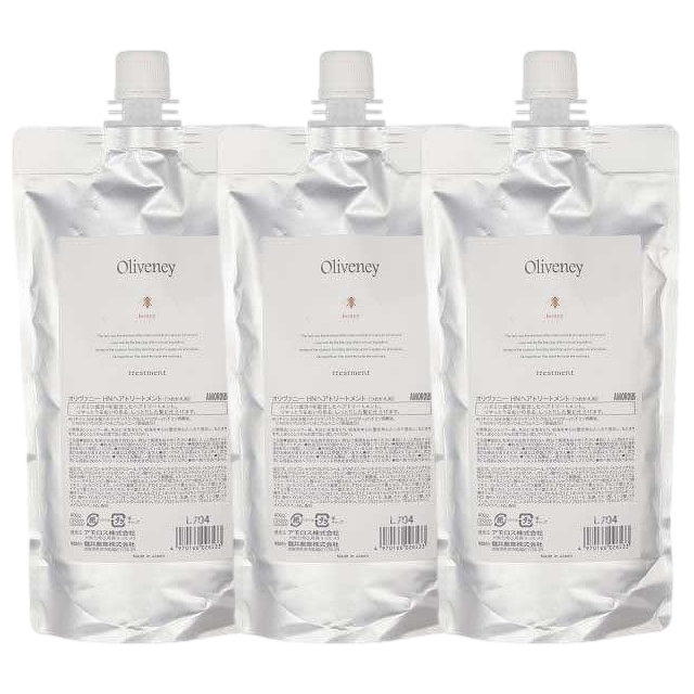アモロス オリヴァニー HNヘアトリートメント 400ｇ x 3 レフィル