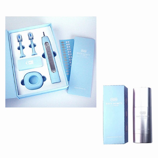 ホワイトインフィニティ LEDブラシセット  ブルー