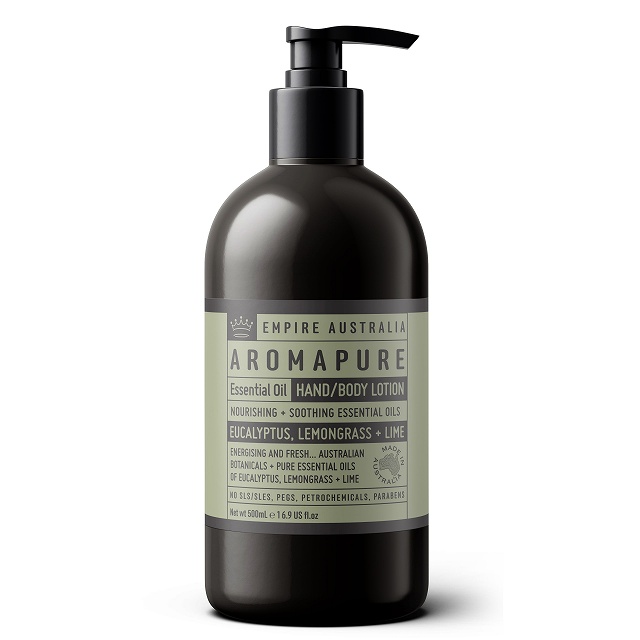 エンパイア オーストラリア ROMAPURE ハンド＆ボディローション 500ml EU（ユーカリ・レモングラス・ライム）