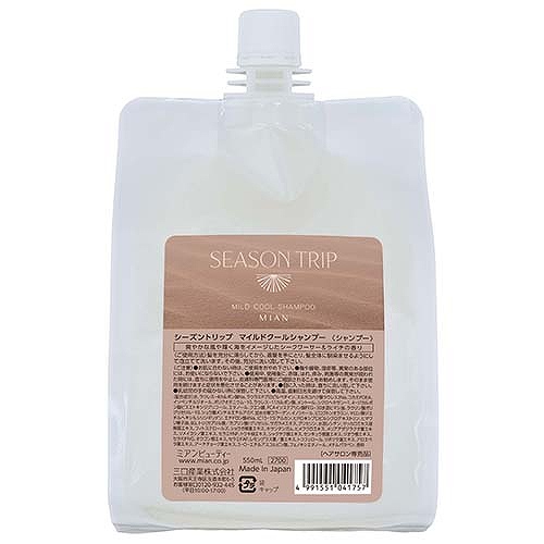 ミアンビューティー シーズントリップ　マイルドクールシャンプー 550ml （リフィル）